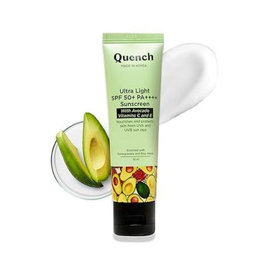 Quench - BOTANICS Vitamin E Ultra Light Spf 50+ Pa++++ Sunscreen For Women&Men (50ml)