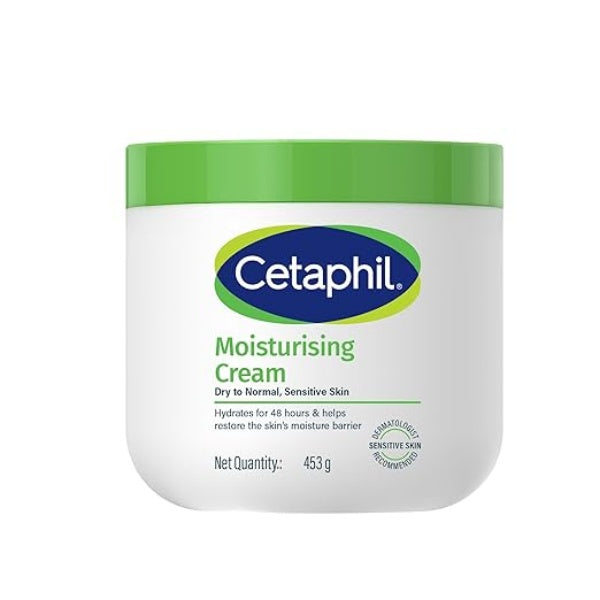 Cetaphil - Moisturising Cream for Face & Body,Dry to Normal skin, Paraben & Sulphate free, Niacinamide &Vitamin B5