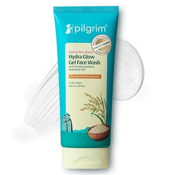 Pilgrim - Korean Rice Water Hydra Glow Gel Face Wash (100ml)