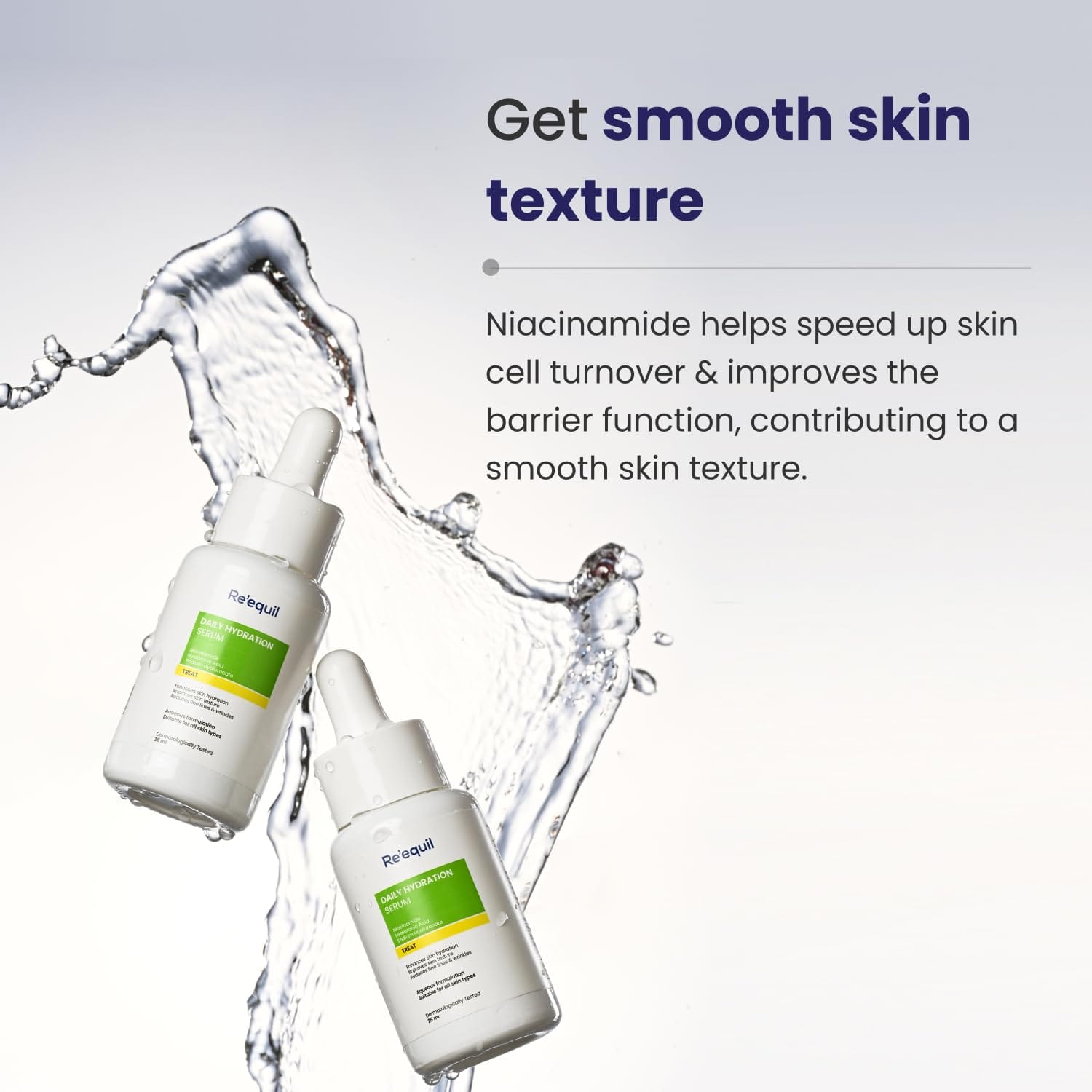 Re'equil - Daily Hydration Serum with Niacinamide, Sodium Hyaluronate, and Hyaluronic Acid