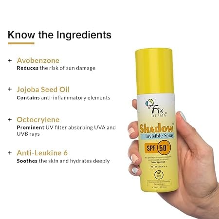 Fixderma - Shadow SPF 50+ PA+++ Invisible Spray