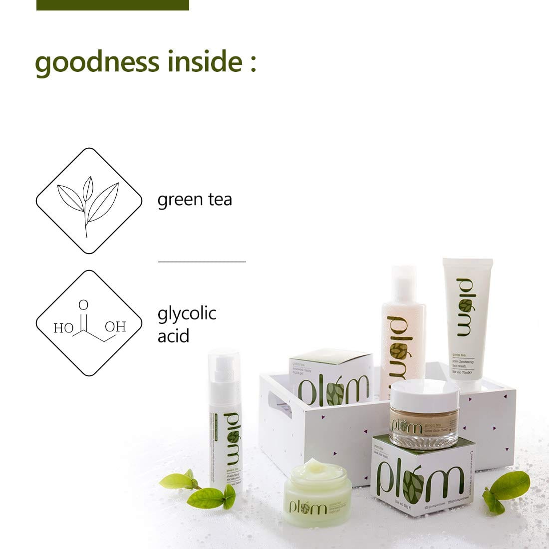 Plum Green Tea Face Care Kit For Oily, Acne Prone Skin