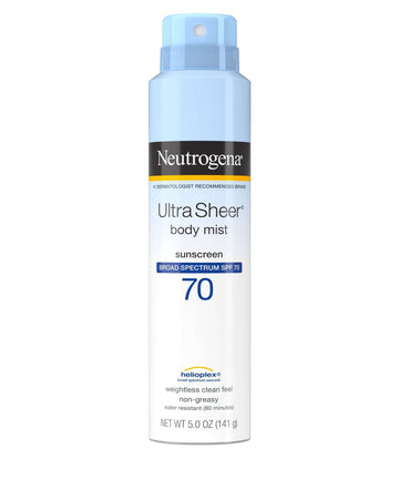 Neutrogena - Ultra Sheer Lightweight Sunscreen Spray, SPF 70 (141g)
