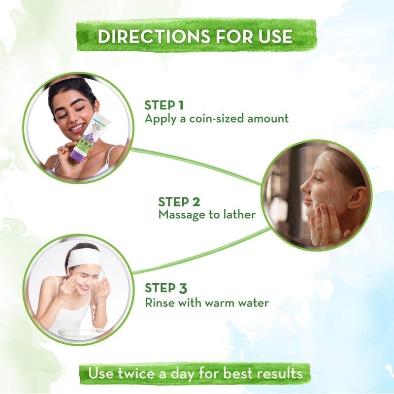 Mamaearth Retinol Face Wash With Retinol & Bakuchi For Fine Lines And Wrinkles (100mL)