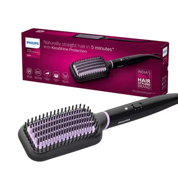 Philips - Heated Straightening Brush (BHH880/10)