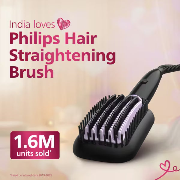Philips - Heated Straightening Brush (BHH880/10)