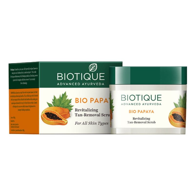 Biotique - Bio Papaya Revitalizing Tan Removal Scrub (75gm)