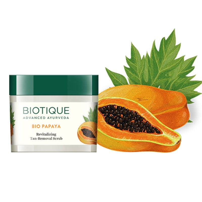 Biotique - Bio Papaya Revitalizing Tan Removal Scrub (75gm)