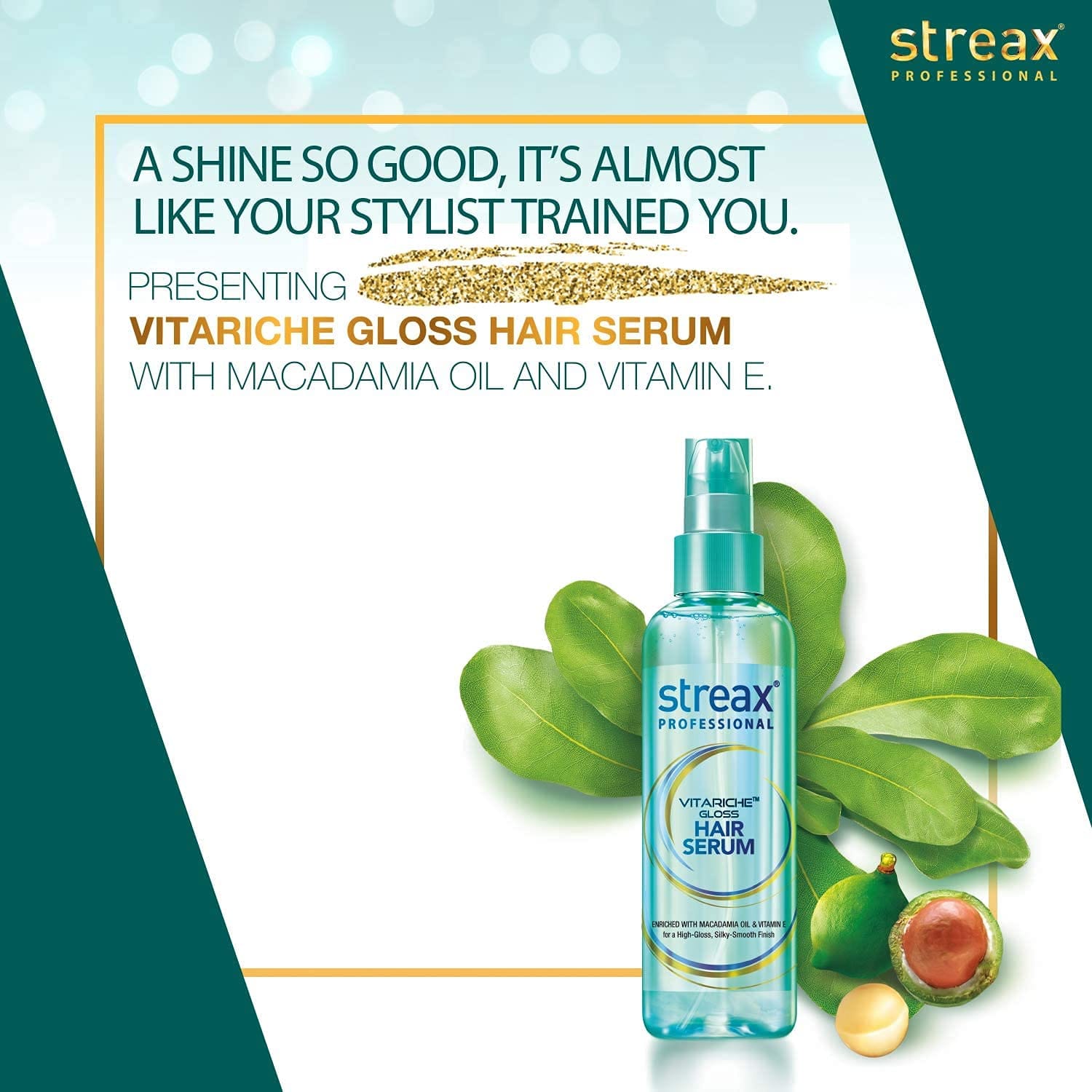 Streax Professional - Vitariche Gloss Hair Serum (115mL)