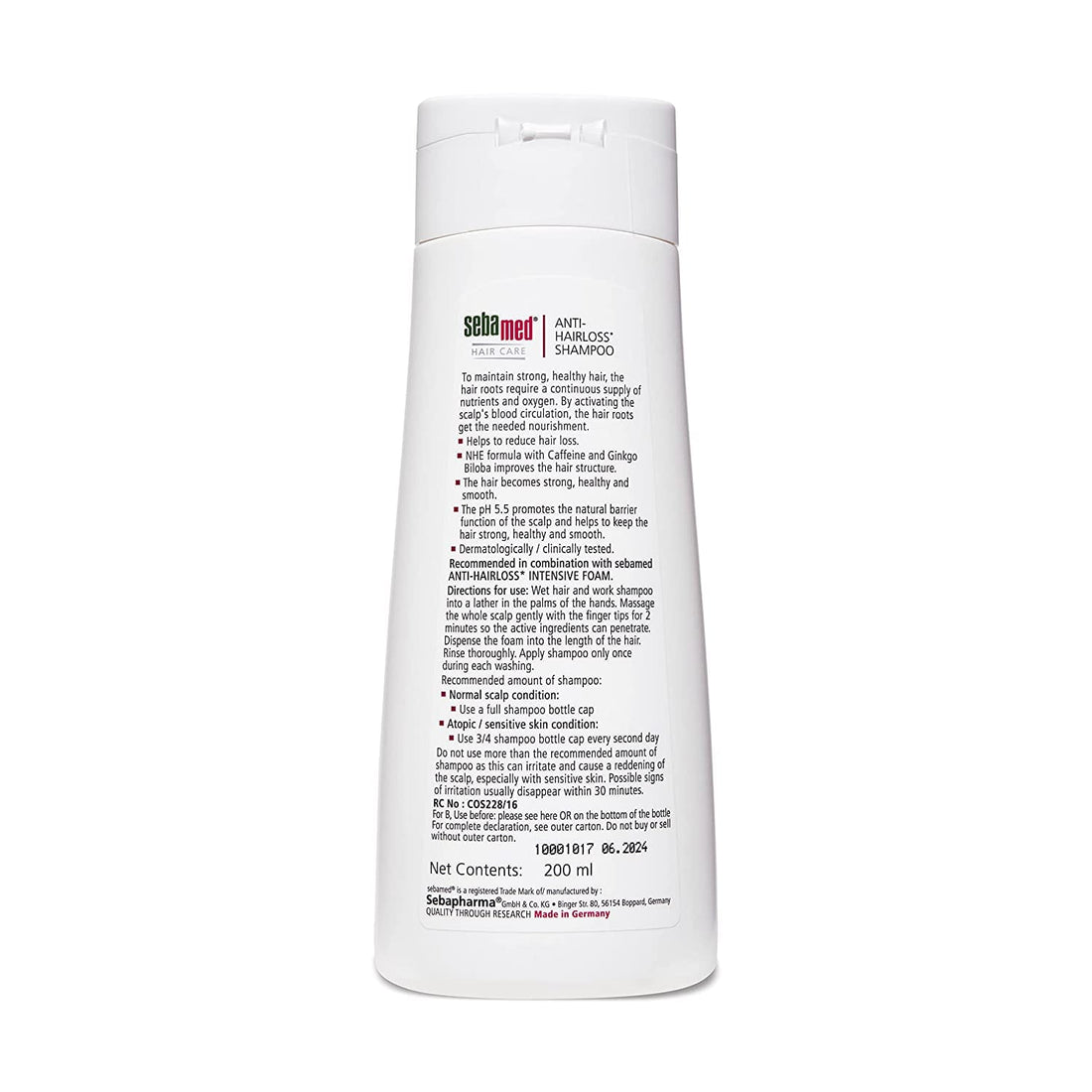 SebaMed - Anti-Hairloss Shampoo (200mL)