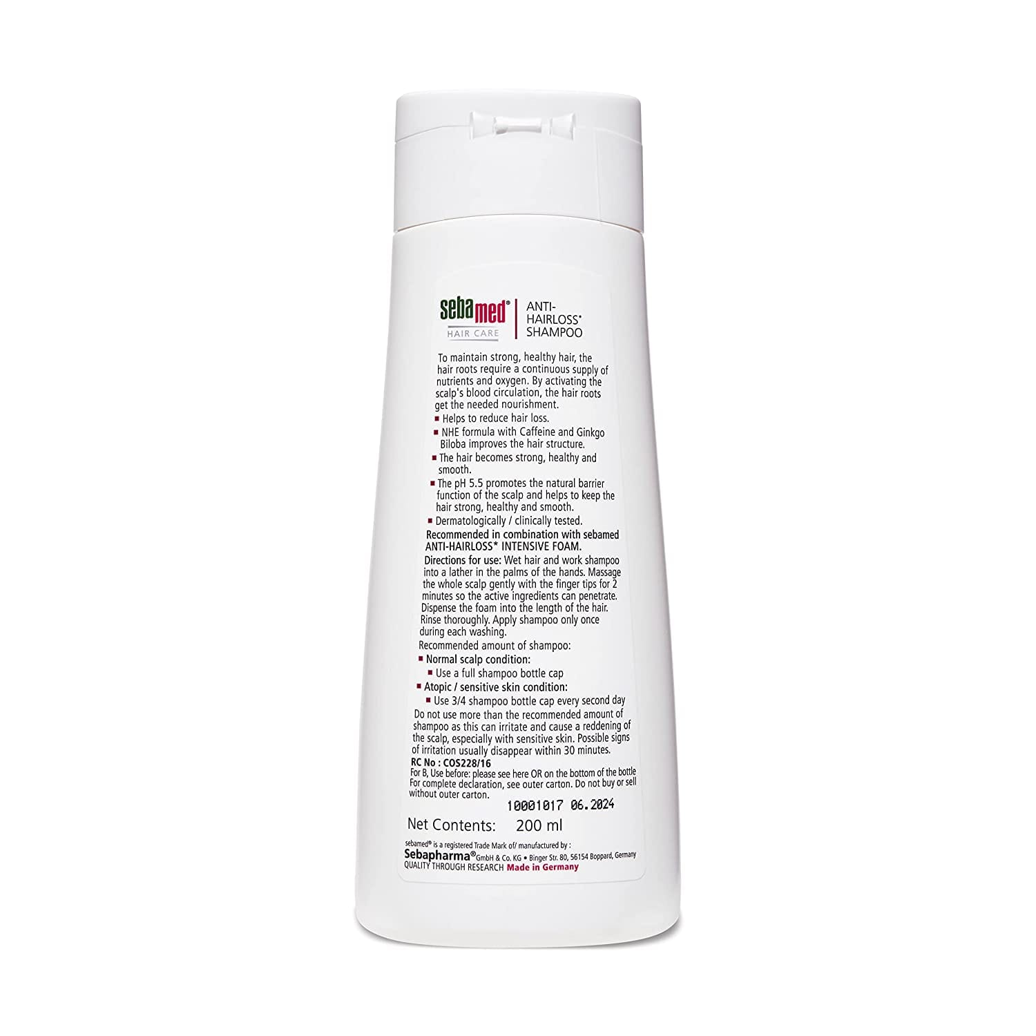 SebaMed - Anti-Hairloss Shampoo (200mL)
