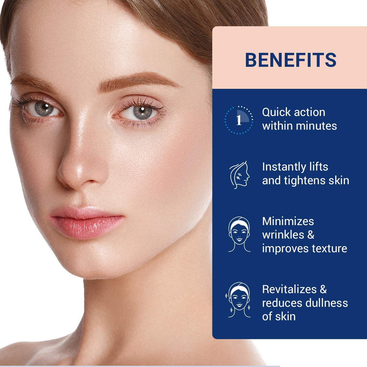 Mitchell - USA Lift & Firm Instant Face Tightening and Anti Aging Serum (30mL)