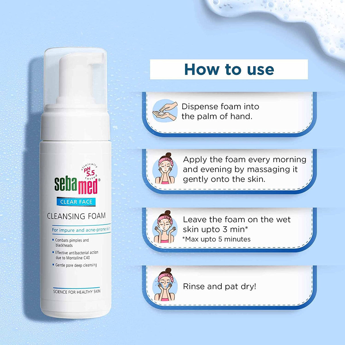 SebaMed - Clear Face Cleansing Foam (150mL)