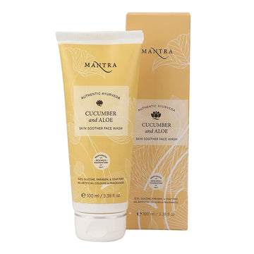 Mantra - Authentic Ayurvedic Cucumber And Aloe Skin Soother Face Wash (100mL)
