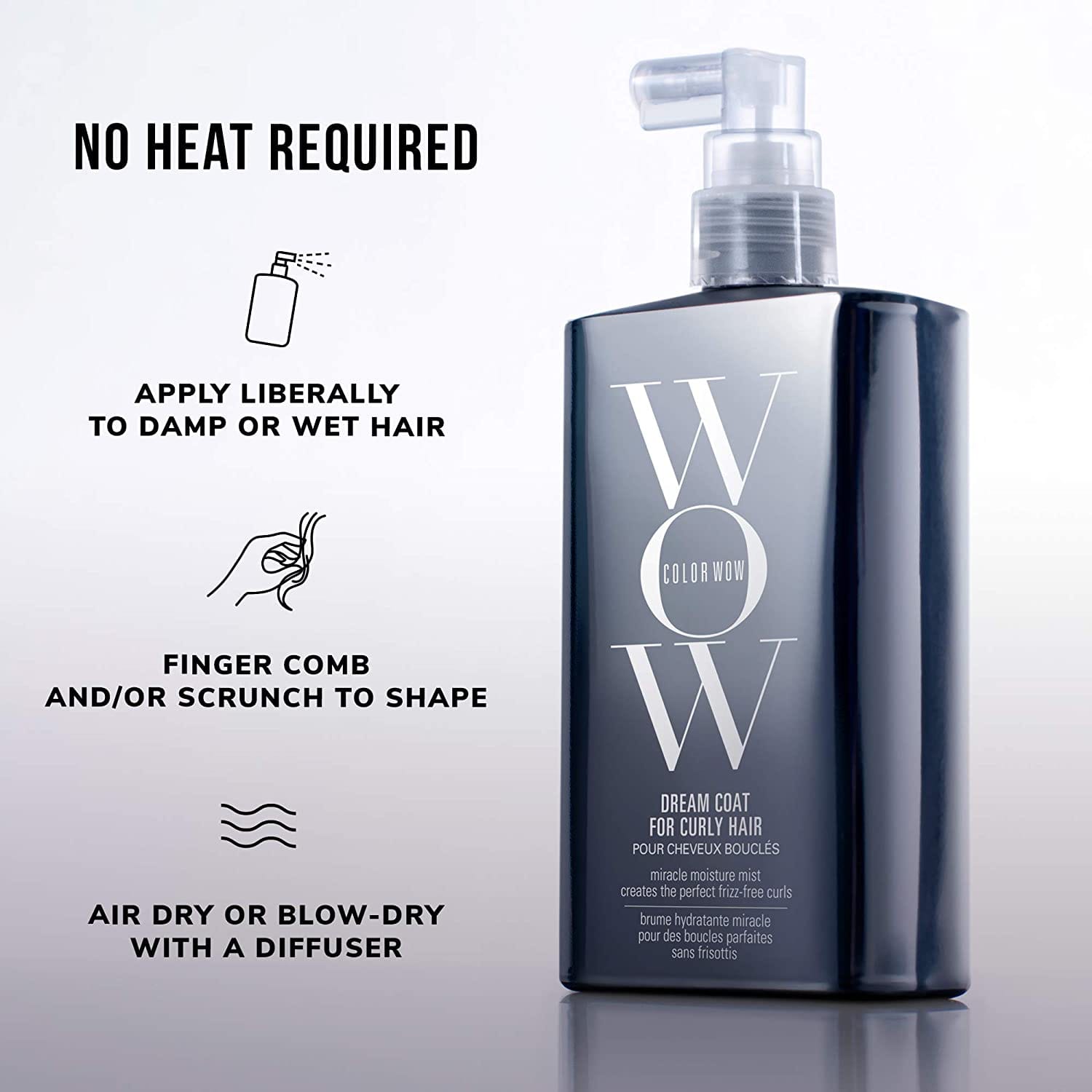 Color Wow - Dream Coat for Curly Hair – One-step solution for frizz-free curls (75mL)