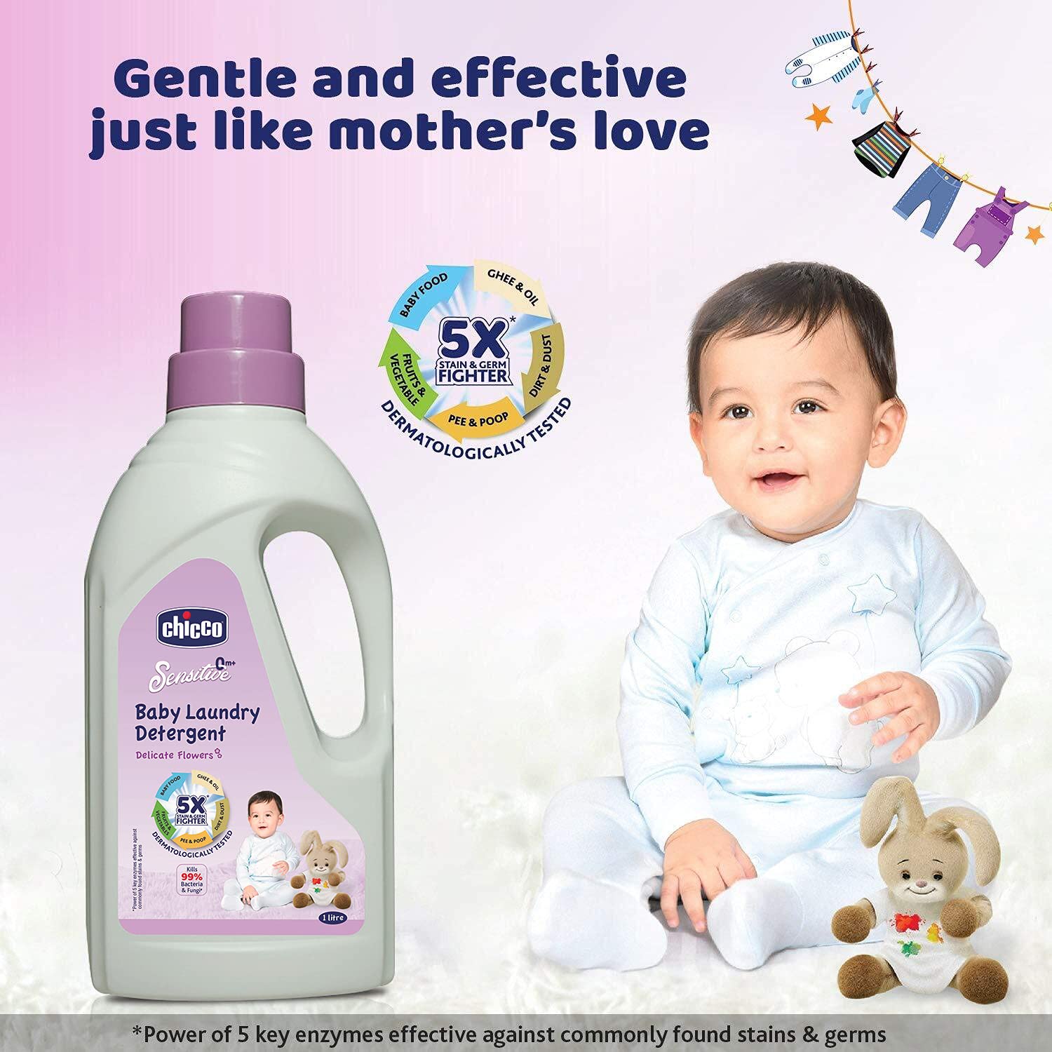 Chicco - Laundry Detergent Delicate Flowers (1000ml)