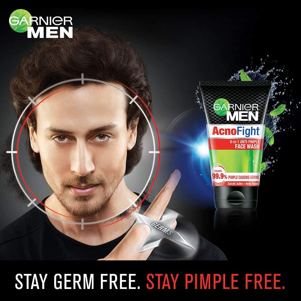 Garnier - Men Acno Fight Anti-Pimple Facewash (150gm)