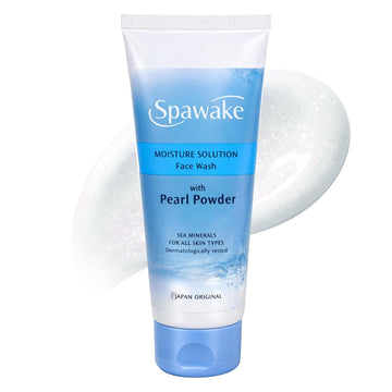 Spawake - Moisture Solution Face Wash With Pearl Powder (100g)