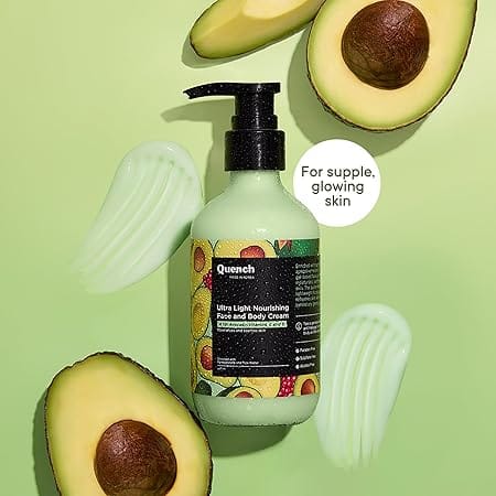 Quench - Bravocado Ultra Light Nourishing Body lotion Enriched with Avocado & Vitamin E (200ml)