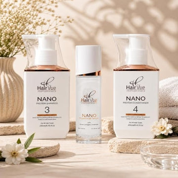 Hair Vue - Nano Protein Care Combo Shampoo Conditioner Serum