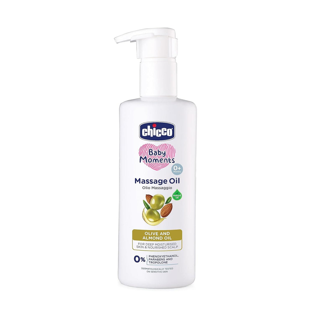 Chicco - Baby Moments Massage Oil (300mL)
