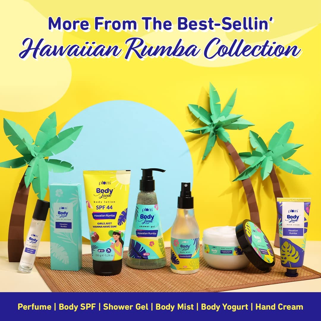 Plum - BodyLovin' Hawaiian Rumba Body Lotion | Body Sunscreen with SPF 44 PA+++ (150g)