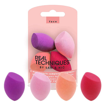 Real Techniques - 4 Mini Miracle Complexion Sponges