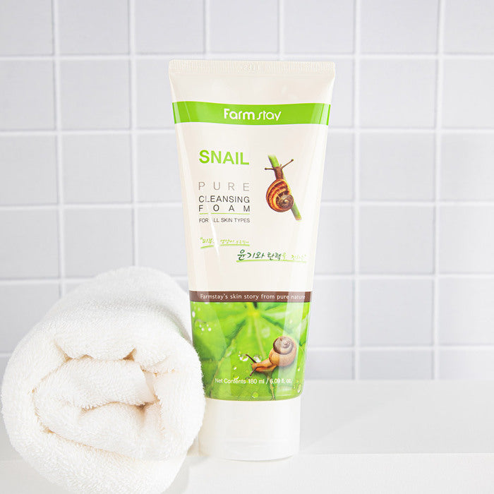 Farm Stay - Snail Pure Cleansing Foam (180ml)