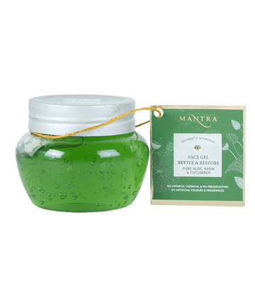 Mantra - FACE GEL REVIVE & RESTORE PURE ALOE NEEM & CUCUMBER (100g) - Unbox