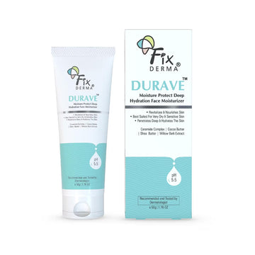 Fixderma - Durave Deep Hydration Face Moisturizer With Cocoa & Shea Butter (50g)