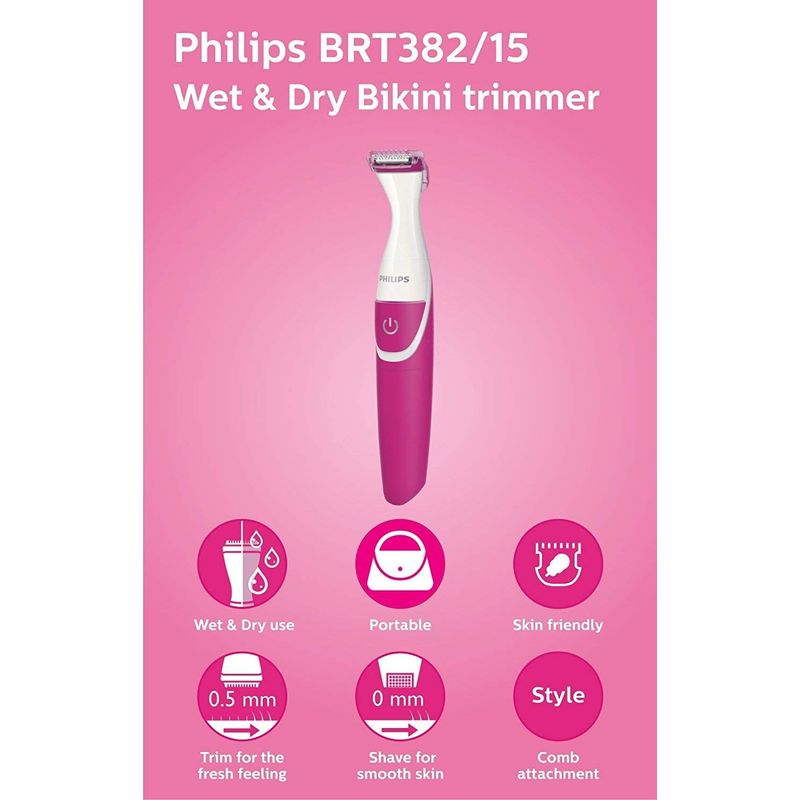 Philips - BikiniGenie Bikini Trimmer (BRT383/15)