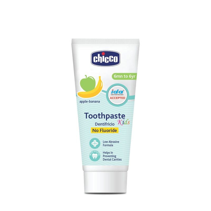 Chicco - Tooth Paste Apple Banana No Fluoride (6M-6Y) (50g)