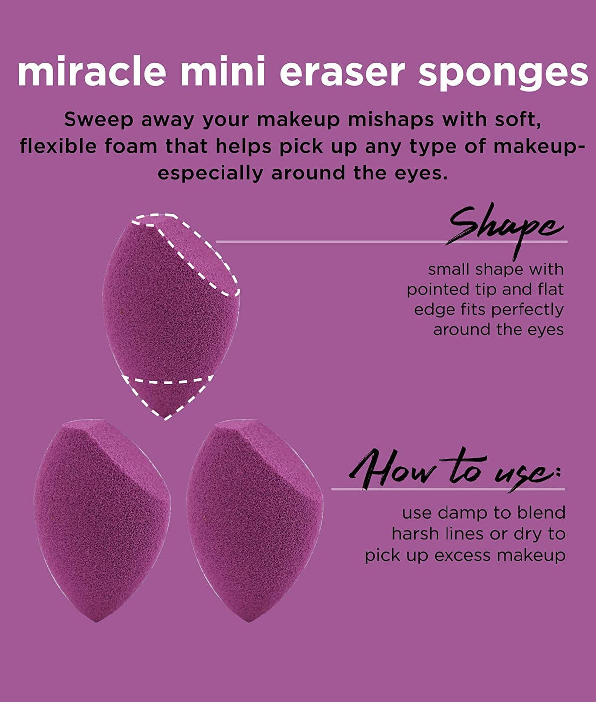 Real Techniques (6) Miracle Sponges RT-1570