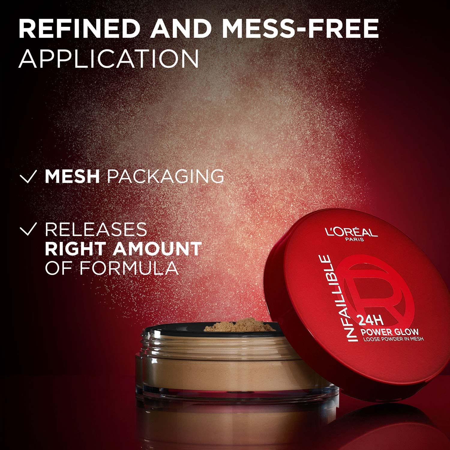 Loreal Paris - Infallible 24H Power Glow Loose Powder In Mesh (9.5)