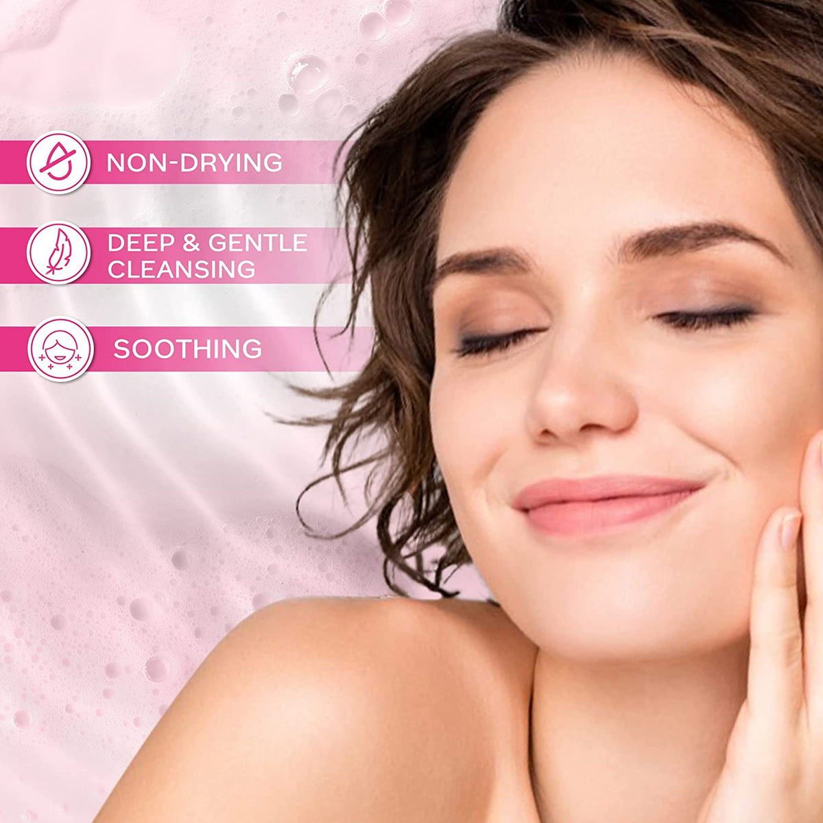 FACES CANADA - Pink Aloe Vera Ultra Hydrating Face Wash (100mL)