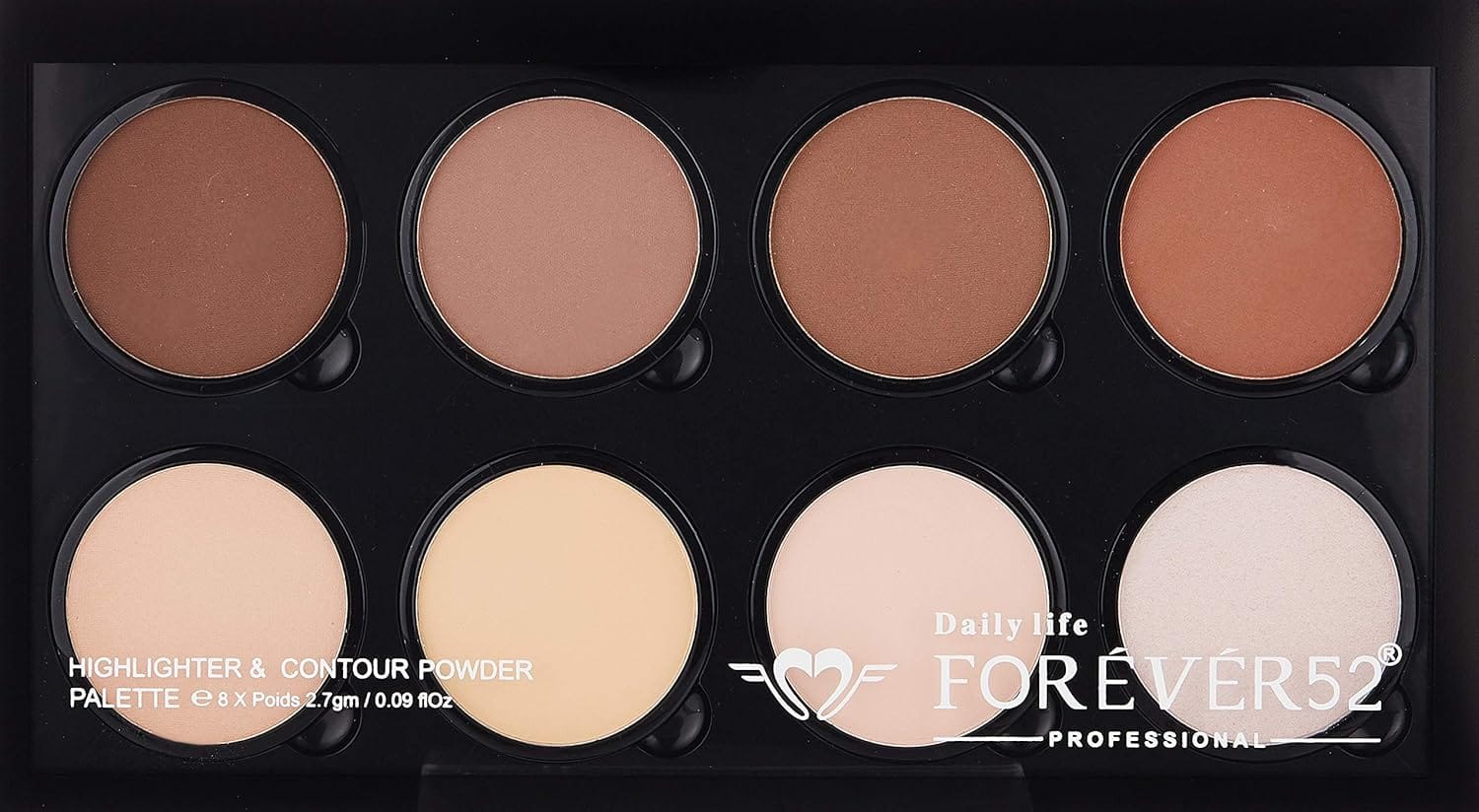 Forever 52 -8 Color Highlighter Contour Powder Pro Define And Conceal- FHC001