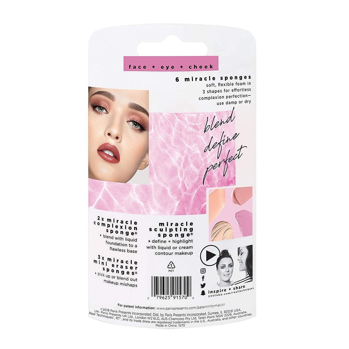 Real Techniques (6) Miracle Sponges RT-1570