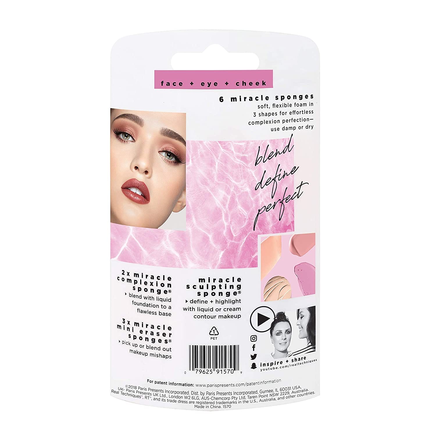 Real Techniques (6) Miracle Sponges RT-1570