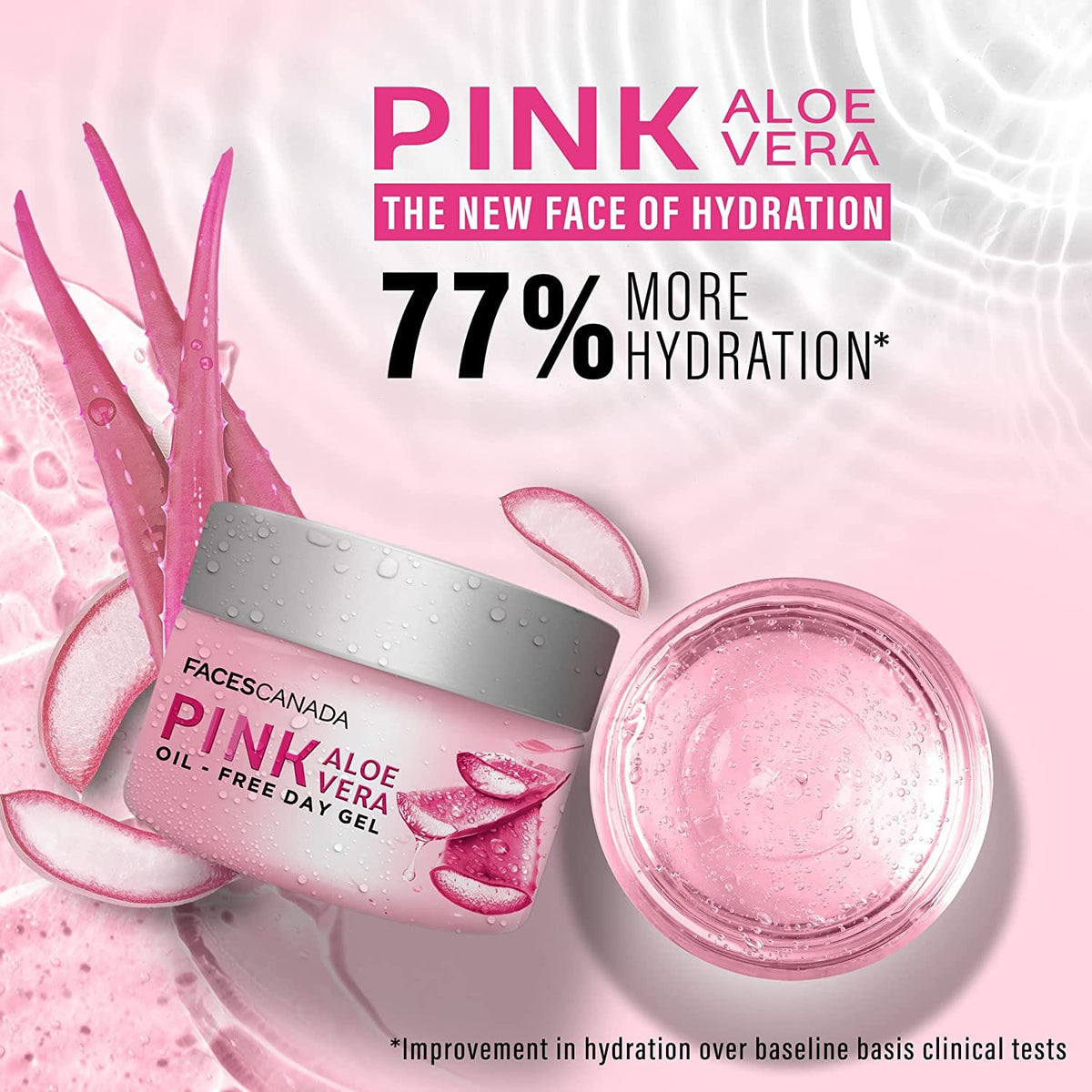 FACES CANADA - Pink Aloe Vera Oil-Free Day Gel (50g)