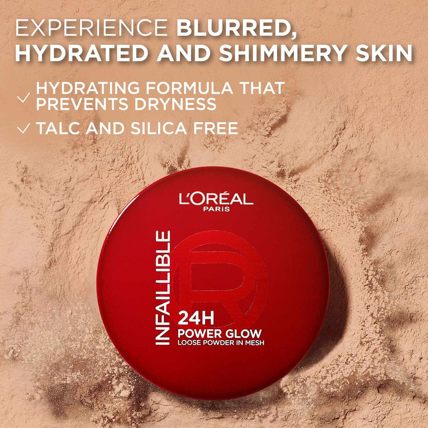Loreal Paris - Infallible 24H Power Glow Loose Powder In Mesh (9.5)