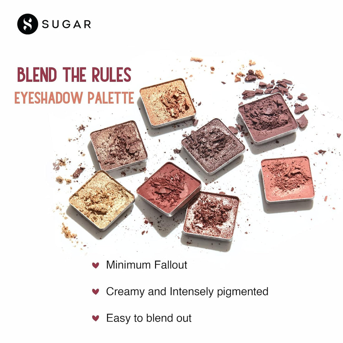 SUGAR - Blend The Rules - Matte Eyeshadow Palette (05 Willow) - 10.4g