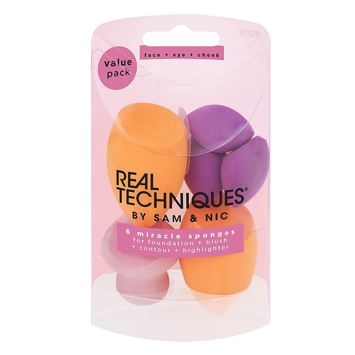 Real Techniques (6) Miracle Sponges RT-1570