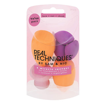 Real Techniques (6) Miracle Sponges RT-1570