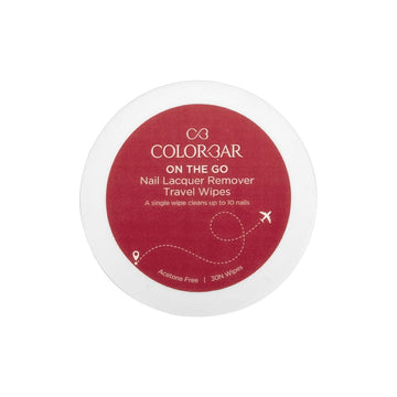 Colorbar - On The Go Nail Lacquer Remover Wipes Sunshine Rose (30 Wipes)
