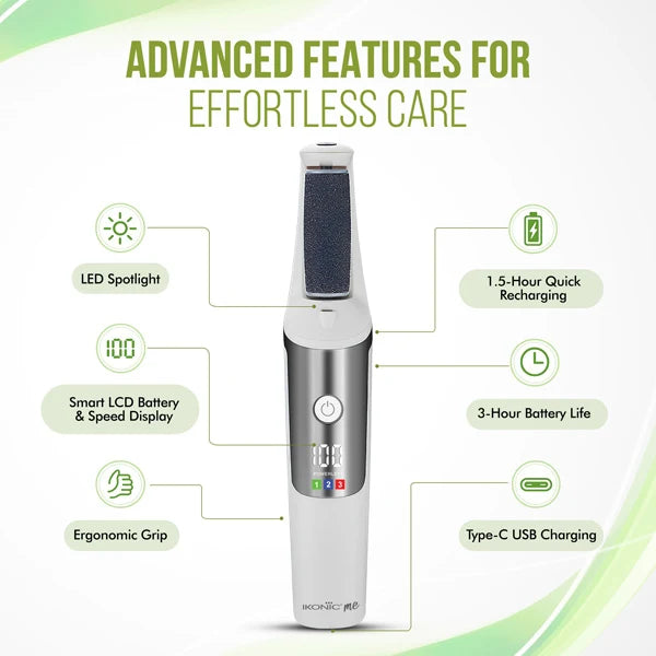 Ikonic Me - Pedi Express Electric Callus Remover 1200Mah