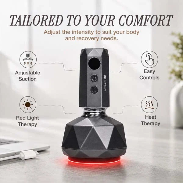 Ikonic Me - Cupping Massager Color (Metallic Dark Grey)