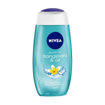 NIVEA - Body Wash, Frangipani & Oil Shower Gel, Pampering Care & Refreshing Scent of Frangipani Flower (250ML)