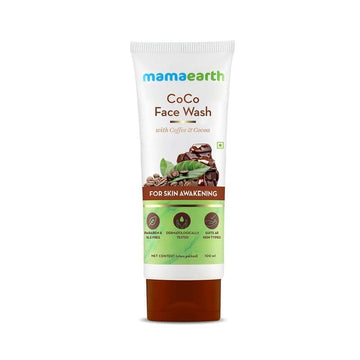 Mamaearth CoCo Facewash, With Coffee & Cocoa For Skin Awakening (100mL)