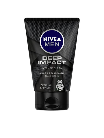NIVEA MEN DEEP IMPACT FACE & BEARD WASH 100g