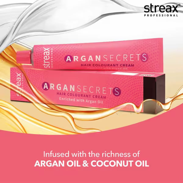 Streax Professional - Argan Secrets Hair Colourant Cream (60g)